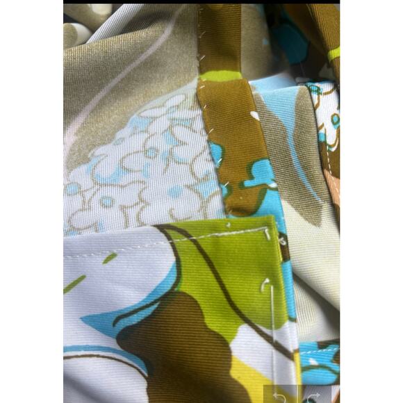 Vintage Mod Full Length Maxi Dress Sleeveless Handmade Back Slit Back Zip Fitted - Picture 8 of 12